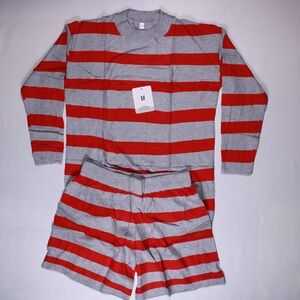 Fashion Pajamas Womens Size M Scarlet and Gray Pajama Set Soft‎ and Stretchy